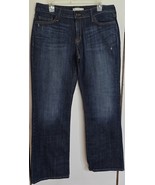 Womens 14M Levi&#39;s Low Boot Cut 545 Indigo Blue Distressed Denim Jeans - $349.79 MXN