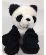 Aurora Baby Panda Bear Plush Bean Bag Stuffed Animal 6&quot; Black White Toy ... - £7.03 GBP