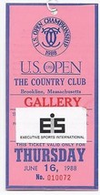 1988 US Open Golf TIcket 1st round Thursday 6 16 88 Curtis Strange - £226.63 GBP