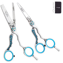 Washi GO turqoise orchid shear Japan best professional hairdressing scissors - $369.00