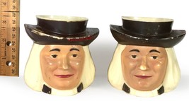 Pair of Vintage Quaker Oats Figural Cereal Premium Plastic Mugs (Circa 1... - £10.97 GBP