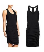 Athleta Tee Racerback Dress Size Small in Black Athelisure, athletic, sp... - $38.58
