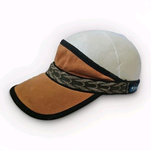 Vintage Kavu Visor Hat Adult Sun Adjustable Strap Seattle Made In USA - $15.79