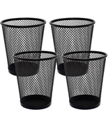 4 Pack Pen Holder Metal Mesh Pencil Holders round Shaped Pen Holders for... - $13.37