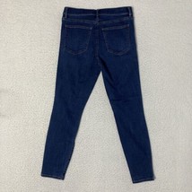 Ann Taylor The Skinny Jeans Womens 8 Modern Fit Stretch Dark Denim Pants 33x28 - £7.39 GBP
