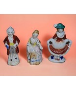 3 Vintage 1945-52 Porcelain Figurines Hand Painted Occupied Japan Coloni... - $20.98