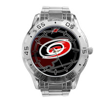 Carolina Hurricanes NHL Stainless Steel Analogue Men’s Watch Gift - £23.95 GBP