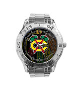 Chicago Blackhawks NHL Stainless Steel Analogue Men’s Watch Gift - £23.95 GBP