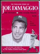 Thrilling Life of Joe DiMaggio  1951-by Gene Schoor-Yankee Clipper scrapbook-... - £152.97 GBP