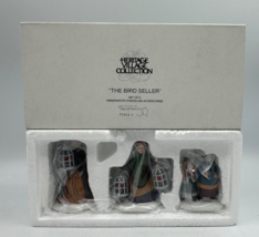 Department 56 The Bird Seller Set of 3 #5803-3 Heritage Village Collection - $18.29