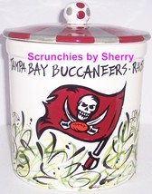 Tampa Bay Buccaneers Cookie Jar Football Ceramic Cookies NFL - £39.78 GBP