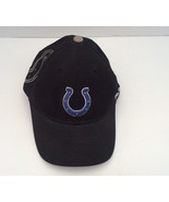 Indianapolis colts black  onfield reebok hat cap equipment NFL back size... - $374.25 MXN