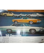 Chevrolets For 1968 Two Page Print Magazine Advertisement 1967 - $149.45 MXN