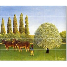 Jean-Jacques Rousseau Poster Art Painting Ceramic Tile Mural BTZ23073