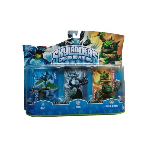 Skylanders Spyro's Adventure Zap, Hex & Dino-Rang Activision Damaged Card New - $18.49