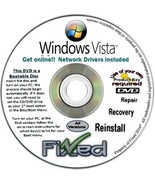 Windows Vista Home Premium x32/32 bit Fresh Re Install Disc - Free Tech Support - $8.95