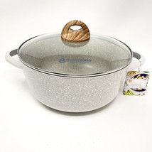 Casserole Pot 8” Inch 2.4Qt Masterclass Premium Cookware With Lid Beige ... - €45,98 EUR