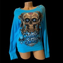 187 Inc Tattoo Your Soul Skull Women’s Sweater - Small - £27.96 GBP