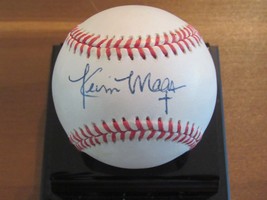 Kevin Maas New York Yankees 1ST Baseman Signed Auto Vintage Oal Baseball Jsa - £55.38 GBP