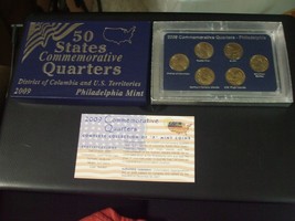Commemorative Quarters District of Columbia &amp; U S Territories - Phil. Mi... - $17.26