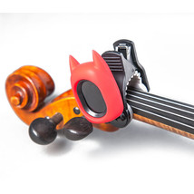 SWIFF Digital Chromatic Guitar Bass Violin Ukulele Tuner w Battery Red BAT - £10.25 GBP