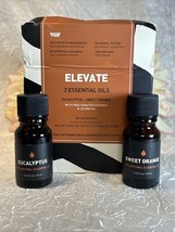 Elevate 2 Essential Oils Eucalyptus &amp; Sweet Orange 0.33 oz/10ml Ea NIB F... - $146.07 MXN
