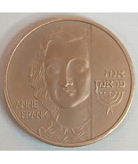 Israel 1988 Anne Frank / Remember Holocaust Medal 30mm 17g, 1933-1945 Br... - $28.04