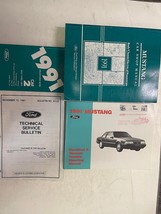 1991 Ford MUSTANG Gt Cobra Servizio Negozio Riparazione Officina Manuale Set - £191.83 GBP