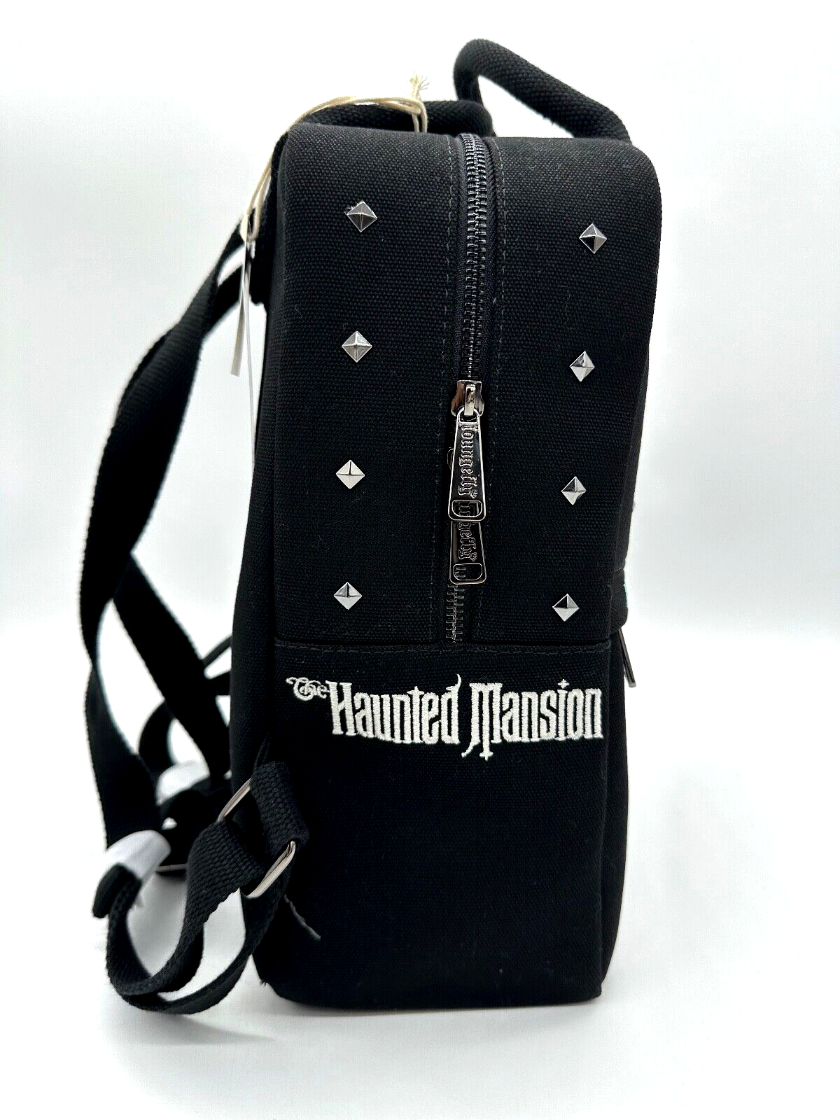 Disney Parks Loungefly Haunted Mansion Canvas Backpack Leota Hatbox Ghost 2024 Item image 2