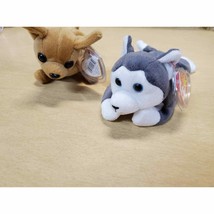 TY Beanie Baby Babies Pair of Dogs Husky - $17.46