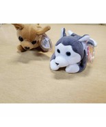 TY Beanie Baby Babies Pair of Dogs Husky - £13.73 GBP