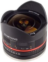 Samyang 8Mm F2.8 Umc Fisheye Ii (Black) Lens For Compact System, M Mount. - £253.43 GBP