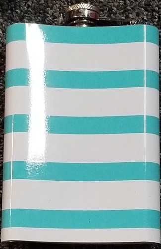DEI Brand ~ Stainless Steel ~ Pineapple ~ 8 Oz Flask ~  6" x 3.75" x 1" Item image 3