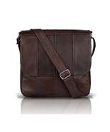 Crossman Genuine Leather Unisex Crossbody Messenger Bag - £65.34 GBP+