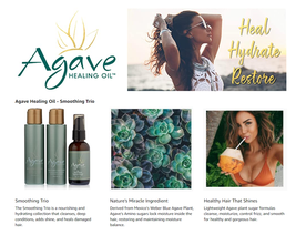 Agave Take-Home Smoothing Shampoo, Conditioner & Treatment Trio image 4