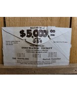 The Travelers Hartford Connecticut Conn CT Insurance Envelope Hotel - $21.96 CAD