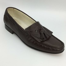 Oleg Cassini Italy Tassel Loafers Mens Shoes Size 9.5 N Lavorazione Artigiana - £34.57 GBP