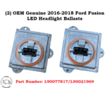 L90077817 (2) OEM 2016-2018 Ford Fusion LED Daytime Running Light Module... - $22.76