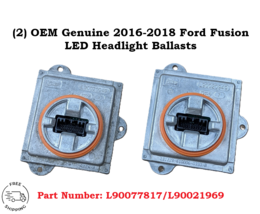 L90077817 (2) OEM 2016-2018 Ford Fusion LED Daytime Running Light Module... - $22.76