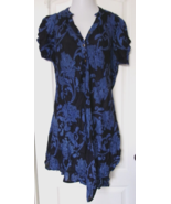 Seven Islands Blue Floral Print coverup Size 3X - $22.72