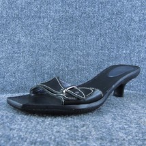 Cole Haan  Women Slide Sandal Shoes Black Leather Size 9.5 Medium - £22.15 GBP