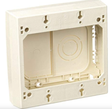 Wiremold 2347-2 NM Device Box 2G 2300 Ivory, White - $13.98