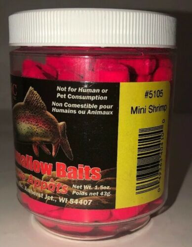 Magic Products Marshmallow Fishing Prepared Baits  #5105 Mini Shrimp 1.5... - $16.71