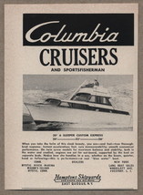 1963 Vintage Magazine Ad Columbia Cruisers 30&#39; Custom  - £7.02 GBP