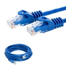 100Ft Cat6 Patch Cord Cable Ethernet Internet Network Lan Rj45 Utp Blue - £31.69 GBP