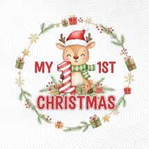 Baby My First Christmas PNG: holiday art (Digital Download) - $2.95