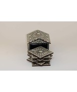 Egyptian Handmade Coasters - Set of 6 - Beech wood with inlaid Mother of... - $164.98 CAD