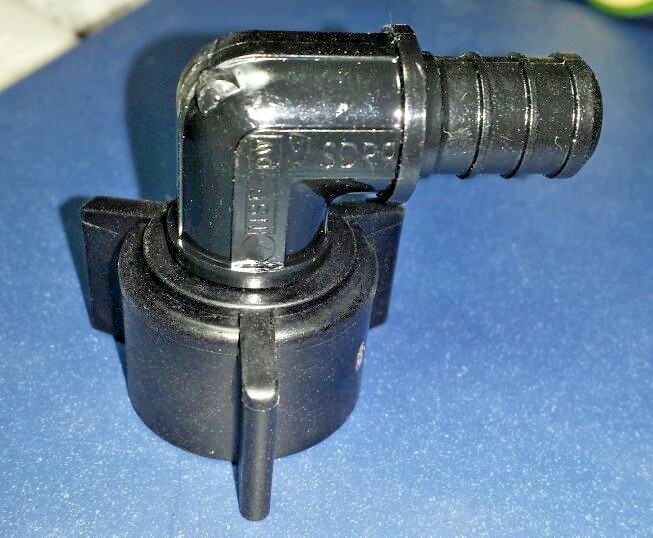 QTY-10 1/2&quot; PEX INSERT x 1/2&quot; FPT Female Swivel black elbow VANGUARD SDR... - $7.84