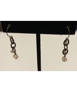 Sundance Crystal And Pearl Drop Earrings - £18.62 GBP