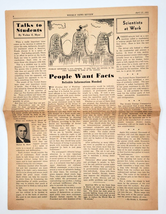 Weekly News Review April 23 1951 Washington D C Newspaper Military Deferment - £7.18 GBP